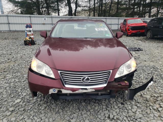 JTHBJ46G872013688 - 2007 LEXUS ES 350 BURGUNDY photo 5