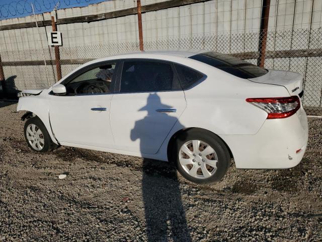 3N1AB7APXEY263731 - 2014 NISSAN SENTRA S WHITE photo 2