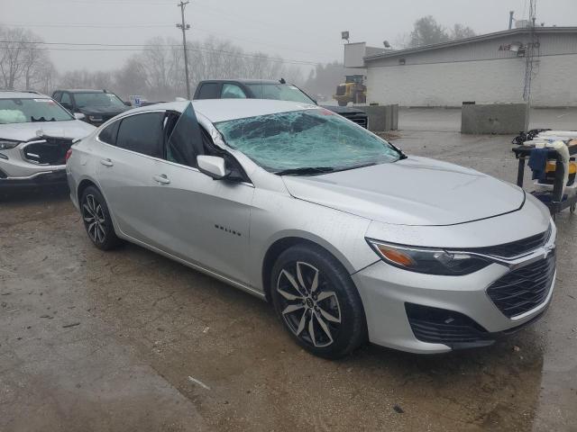 1G1ZG5ST1MF061201 - 2021 CHEVROLET MALIBU RS SILVER photo 4
