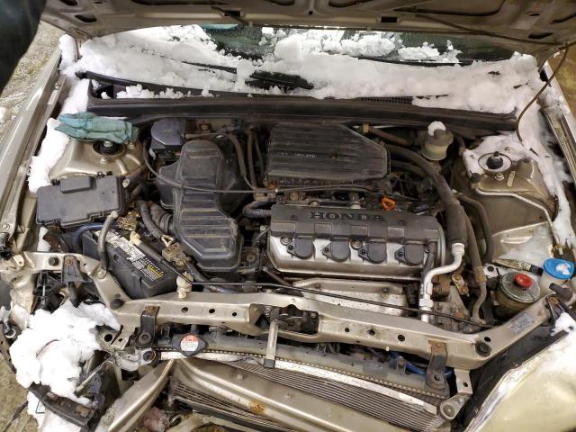 1HGES16553L007037 - 2003 HONDA CIVIC LX TAN photo 11