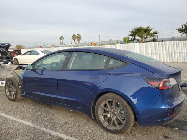 5YJ3E1EA3MF929726 - 2021 TESLA MODEL 3 BLUE photo 2