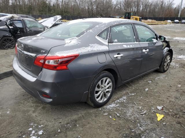 3N1AB7AP8JL663679 - 2018 NISSAN SENTRA S GRAY photo 3