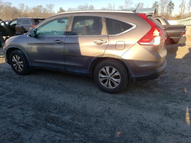 5J6RM3H75EL003930 - 2014 HONDA CR-V EXL GRAY photo 2