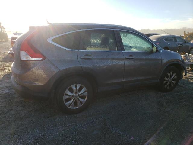 5J6RM3H75EL003930 - 2014 HONDA CR-V EXL GRAY photo 3