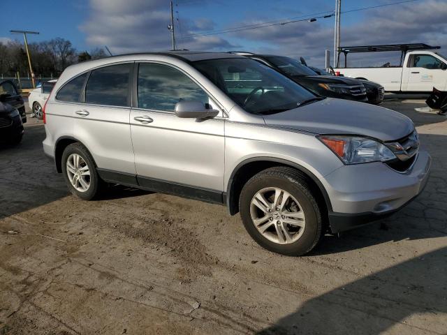 5J6RE3H75AL024333 - 2010 HONDA CR-V EXL SILVER photo 4