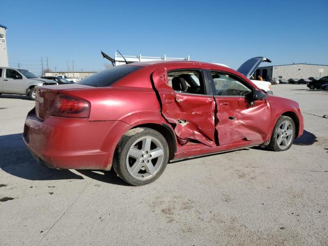 1C3CDZAB0DN572852 - 2013 DODGE AVENGER SE RED photo 3