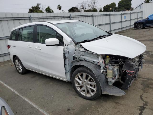 JM1CW2DL0C0116122 - 2012 MAZDA 5 WHITE photo 4