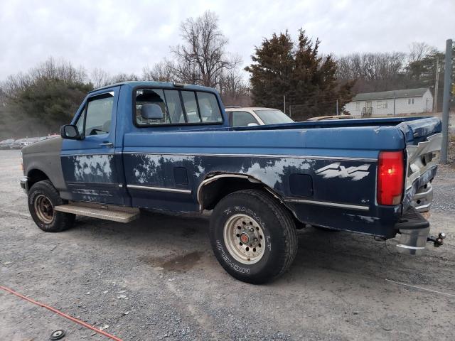 1FTEF14Y6NNA32018 - 1992 FORD F150 BLUE photo 2