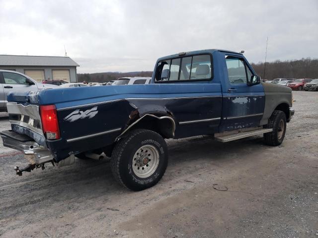 1FTEF14Y6NNA32018 - 1992 FORD F150 BLUE photo 3