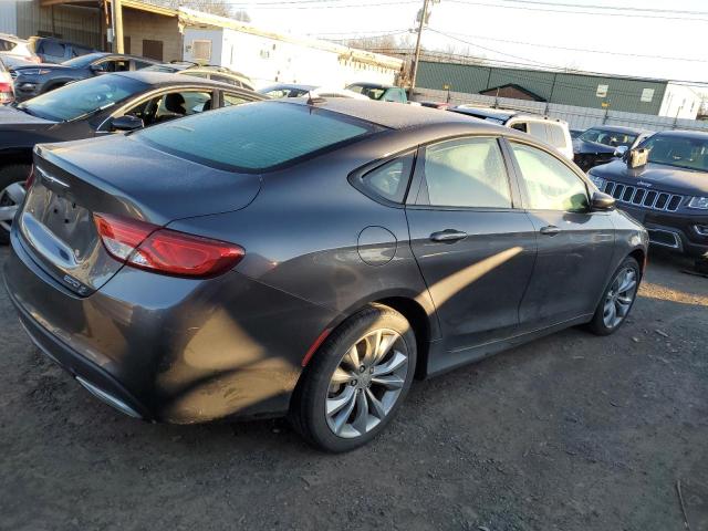 1C3CCCBG9GN112670 - 2016 CHRYSLER 200 S GRAY photo 3