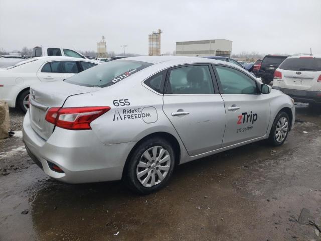 3N1AB7AP7JY309901 - 2018 NISSAN SENTRA S SILVER photo 3