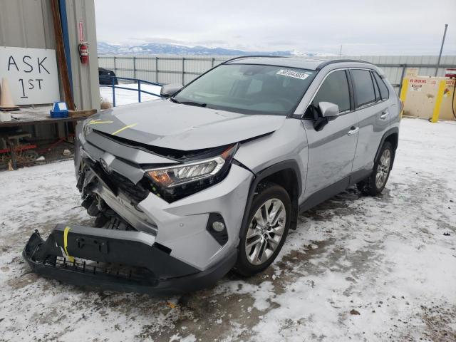 JTMA1RFV7KD504971 - 2019 TOYOTA RAV4 XLE PREMIUM SILVER photo 1