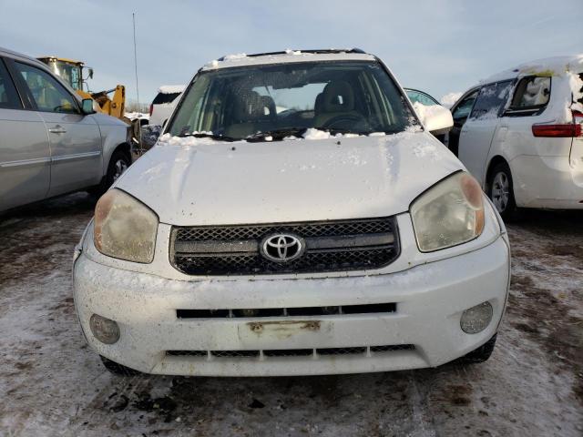 JTEHD20V140006714 - 2004 TOYOTA RAV4 WHITE photo 5