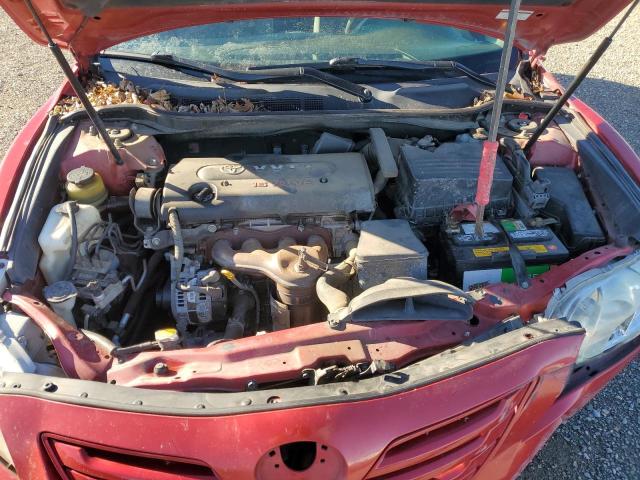 4T1BE46K87U166095 - 2007 TOYOTA CAMRY CE RED photo 11