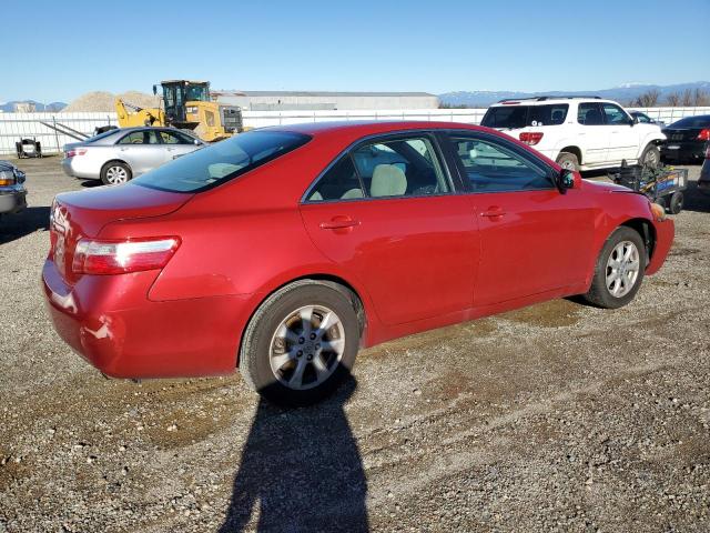 4T1BE46K87U166095 - 2007 TOYOTA CAMRY CE RED photo 3