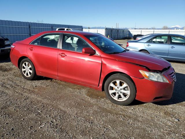 4T1BE46K87U166095 - 2007 TOYOTA CAMRY CE RED photo 4