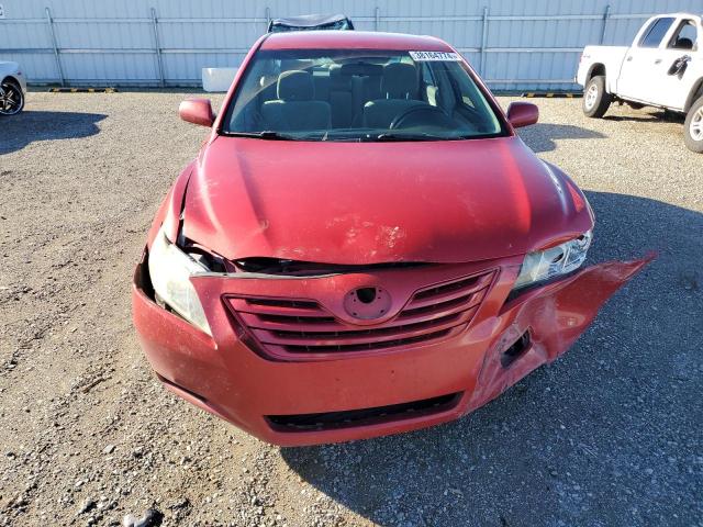 4T1BE46K87U166095 - 2007 TOYOTA CAMRY CE RED photo 5