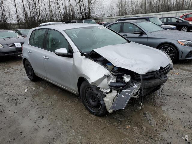 WVWDB7AJ1DW130139 - 2013 VOLKSWAGEN GOLF SILVER photo 4