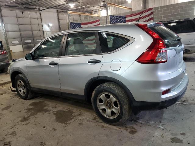 5J6RM4H38FL058120 - 2015 HONDA CR-V LX SILVER photo 2