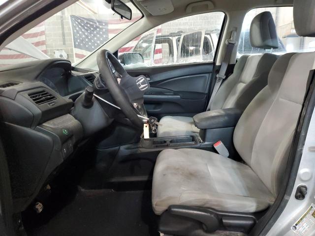 5J6RM4H38FL058120 - 2015 HONDA CR-V LX SILVER photo 7