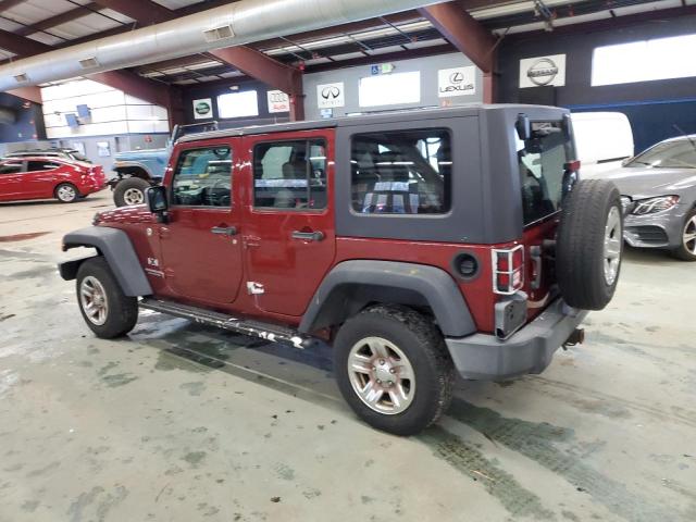 1J4GA39197L110086 - 2007 JEEP WRANGLER X BURGUNDY photo 2