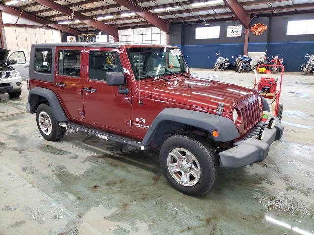 1J4GA39197L110086 - 2007 JEEP WRANGLER X BURGUNDY photo 4