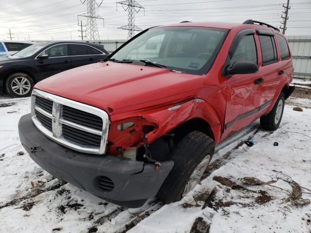 1D4HB38N85F601761 - 2005 DODGE DURANGO ST RED photo 1