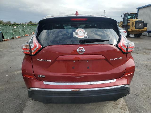 5N1AZ2MGXJN183663 - 2018 NISSAN MURANO S RED photo 6