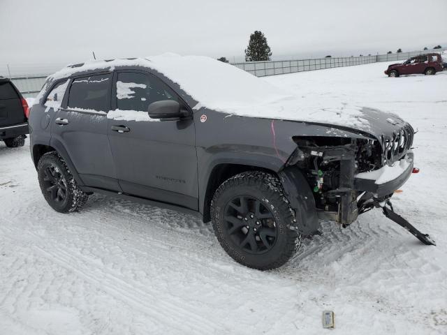 1C4PJMBSXHW558254 - 2017 JEEP CHEROKEE TRAILHAWK ნაცრისფერი ფოტო 4