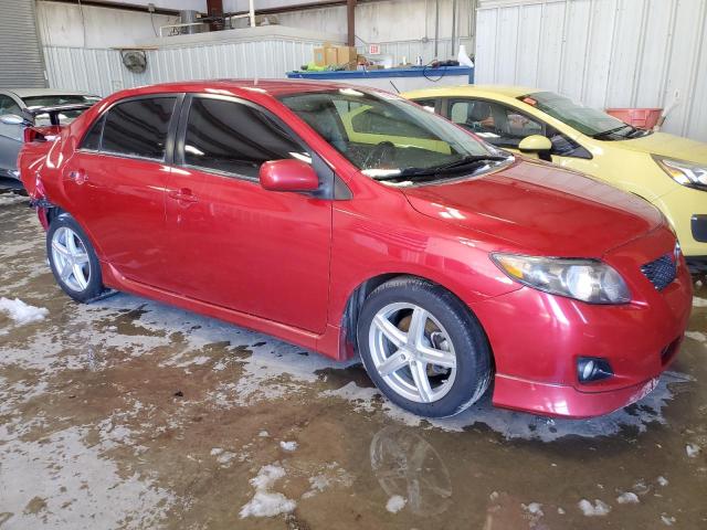 1NXBU40E09Z141667 - 2009 TOYOTA CORROLA BASE RED photo 4