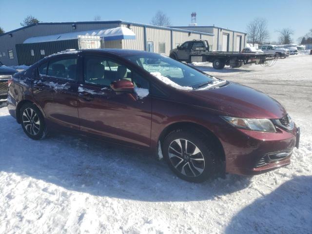 19XFB2F83EE204089 - 2014 HONDA CIVIC EX MAROON photo 4