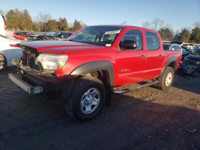 5TFLU4EN1CX030858 - 2012 TOYOTA TACOMA DOUBLE CAB RED photo 1