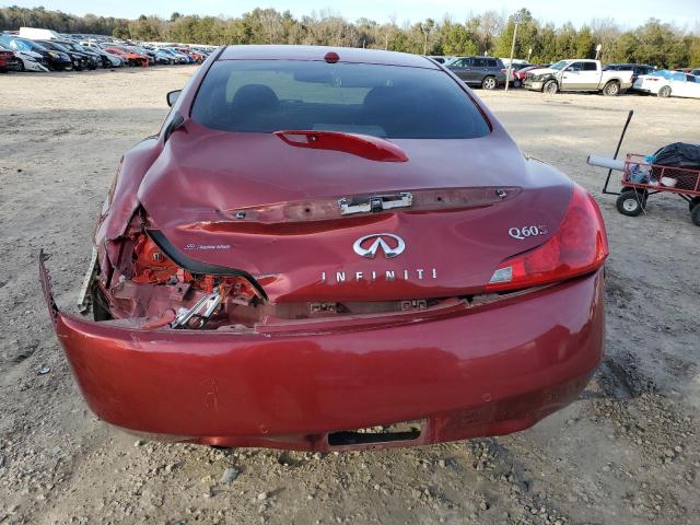 JN1CV6EK6FM870772 - 2015 INFINITI Q60 JOURNEY RED photo 6