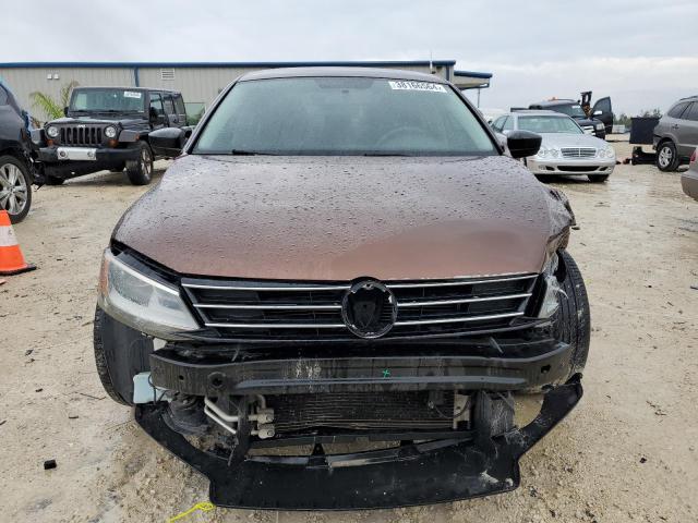 3VW267AJ3GM389146 - 2016 VOLKSWAGEN JETTA S BROWN photo 5