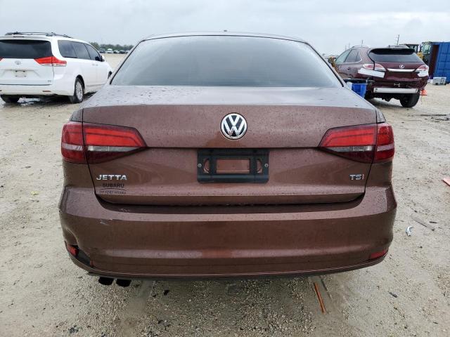 3VW267AJ3GM389146 - 2016 VOLKSWAGEN JETTA S BROWN photo 6