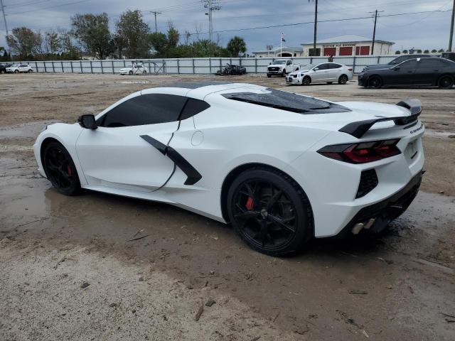 1G1YB2D43M5121189 - 2021 CHEVROLET CORVETTE STINGRAY 2LT WHITE photo 2