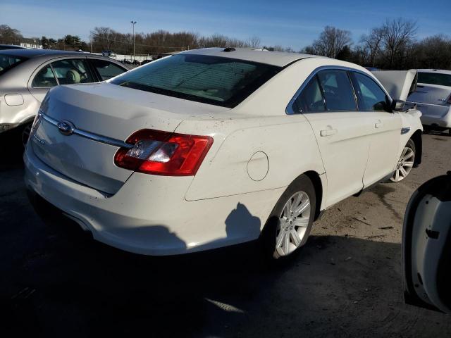 1FAHP2DW1BG147372 - 2011 FORD TAURUS SE WHITE photo 3