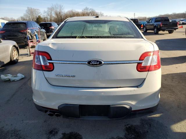 1FAHP2DW1BG147372 - 2011 FORD TAURUS SE WHITE photo 6