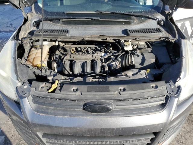 1FMCU0F70EUC76812 - 2014 FORD ESCAPE S GRAY photo 12