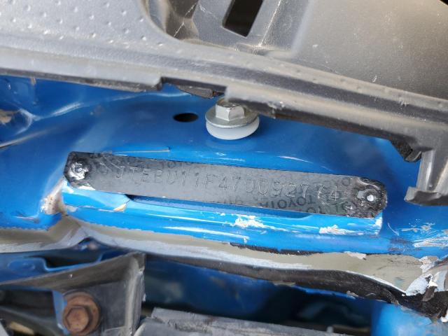 JTEBU11F470092774 - 2007 TOYOTA FJ CRUISER BLUE photo 12