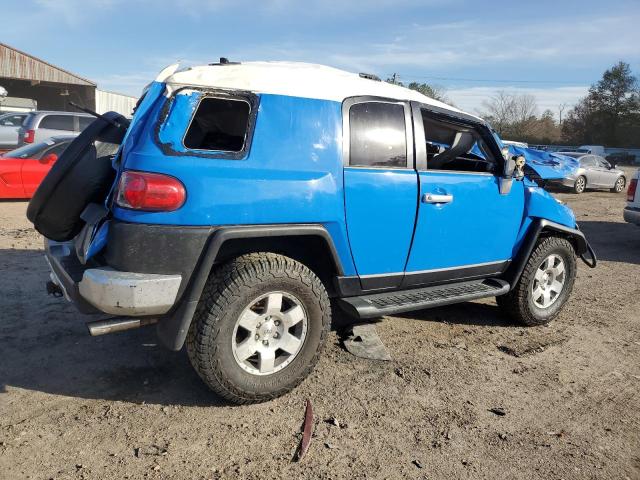 JTEBU11F470092774 - 2007 TOYOTA FJ CRUISER BLUE photo 3