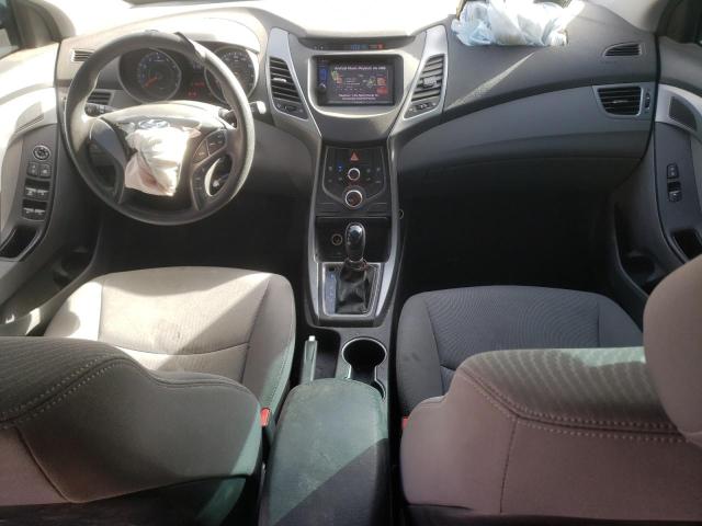 KMHDH4AE0EU201033 - 2014 HYUNDAI ELANTRA SE BLUE photo 8