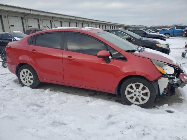 KNADM4A30C6085250 - 2012 KIA RIO LX RED photo 4