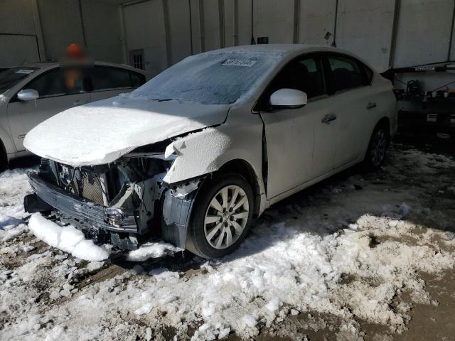 3N1AB7AP4KY327032 - 2019 NISSAN SENTRA S WHITE photo 1