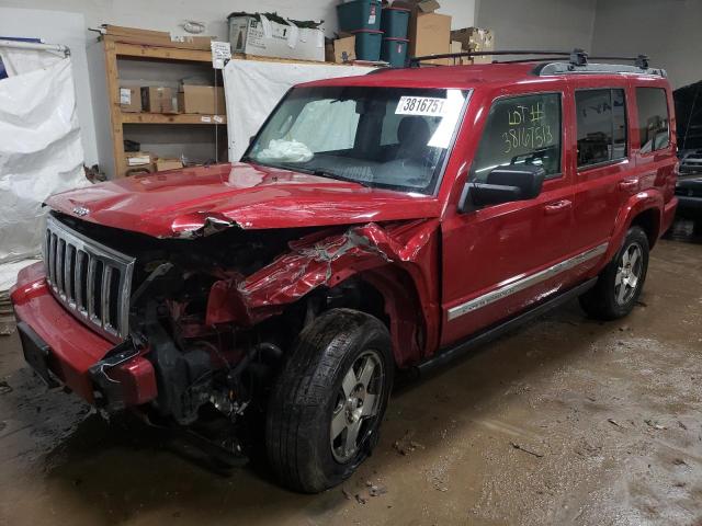 1J4RG4GK1AC127688 - 2010 JEEP COMMANDER SPORT RED photo 1