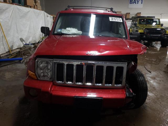 1J4RG4GK1AC127688 - 2010 JEEP COMMANDER SPORT Rojo foto 5