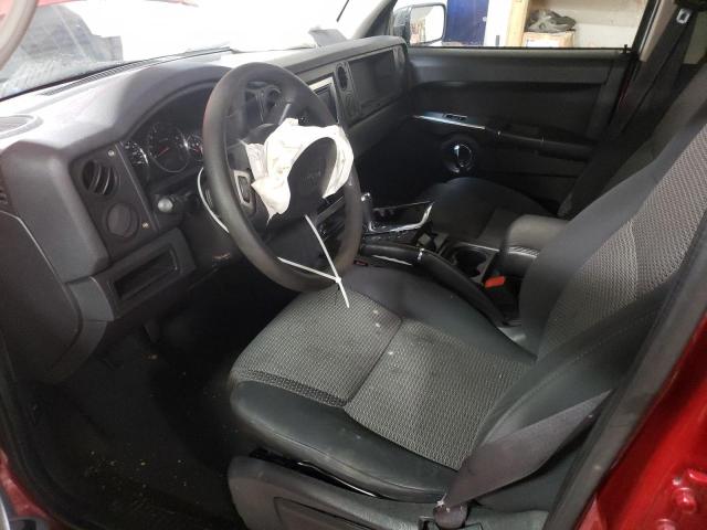 1J4RG4GK1AC127688 - 2010 JEEP COMMANDER SPORT Rojo foto 7