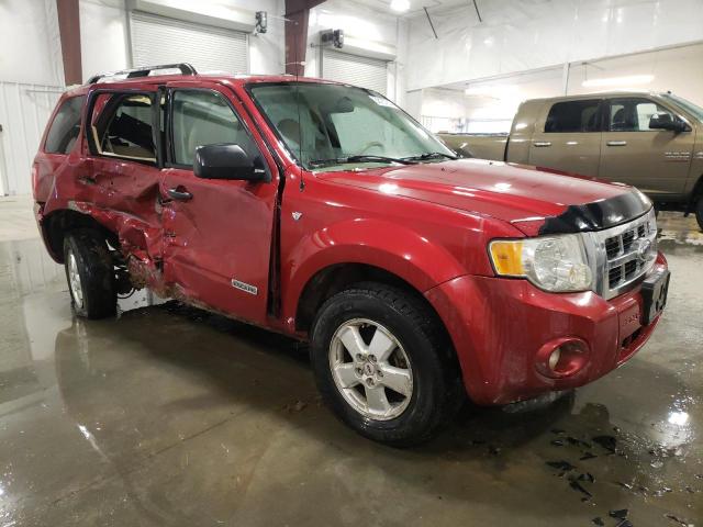 1FMCU93178KD05937 - 2008 FORD ESCAPE XLT BURGUNDY photo 4