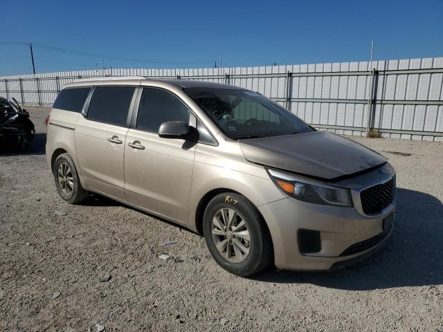 KNDMB5C12G6130088 - 2016 KIA SEDONA LX BEIGE photo 4