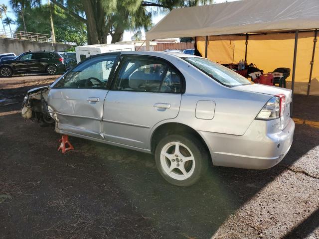 2HGES16583H542800 - 2003 HONDA CIVIC LX SILVER photo 2